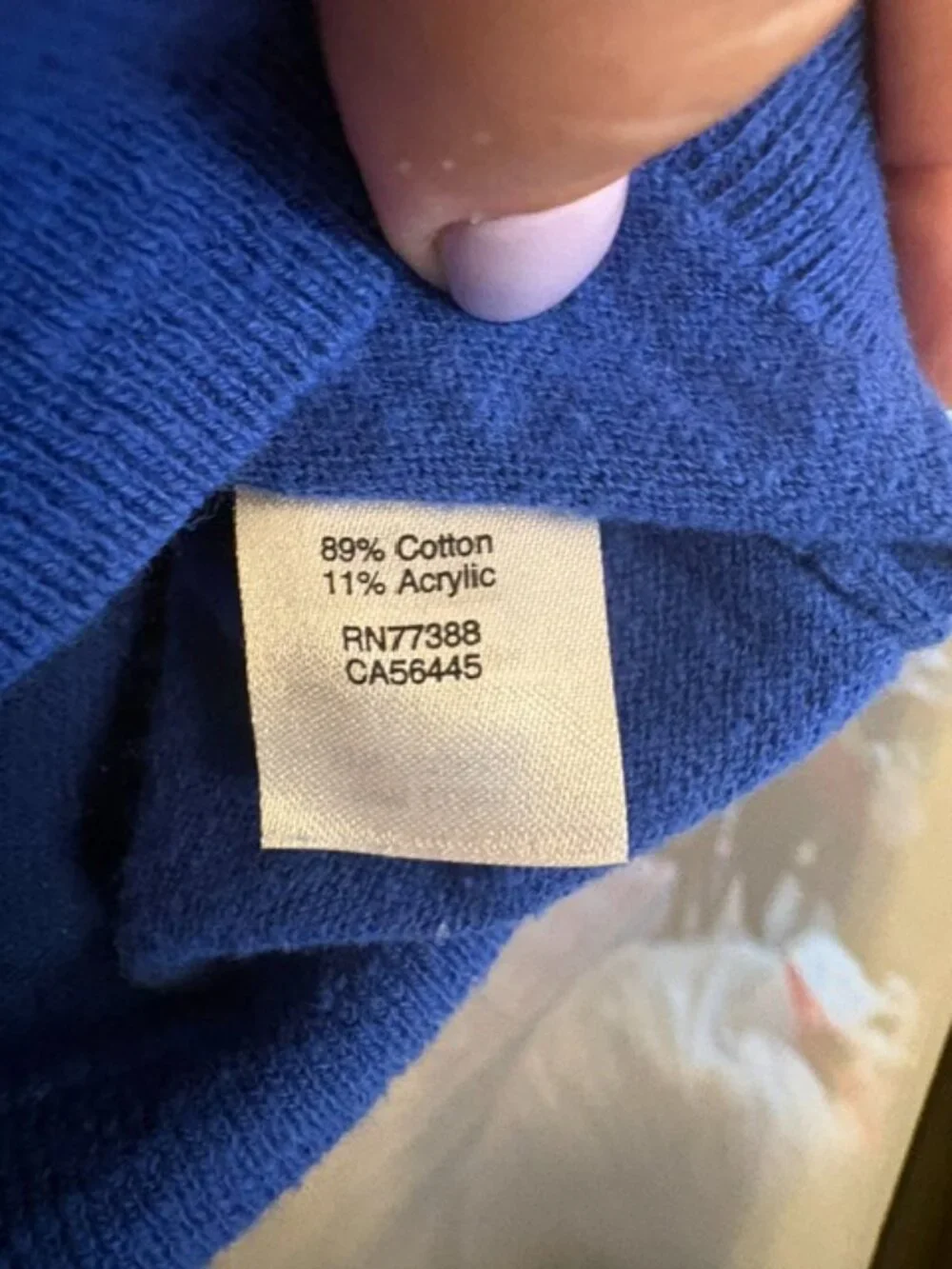 J.Crew Factory Royal Blue Sweater Tee, Size Small